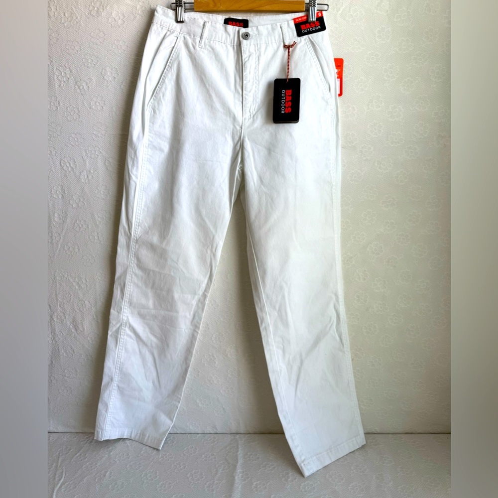 Bass Outdoor Pants white size 6 NWT
